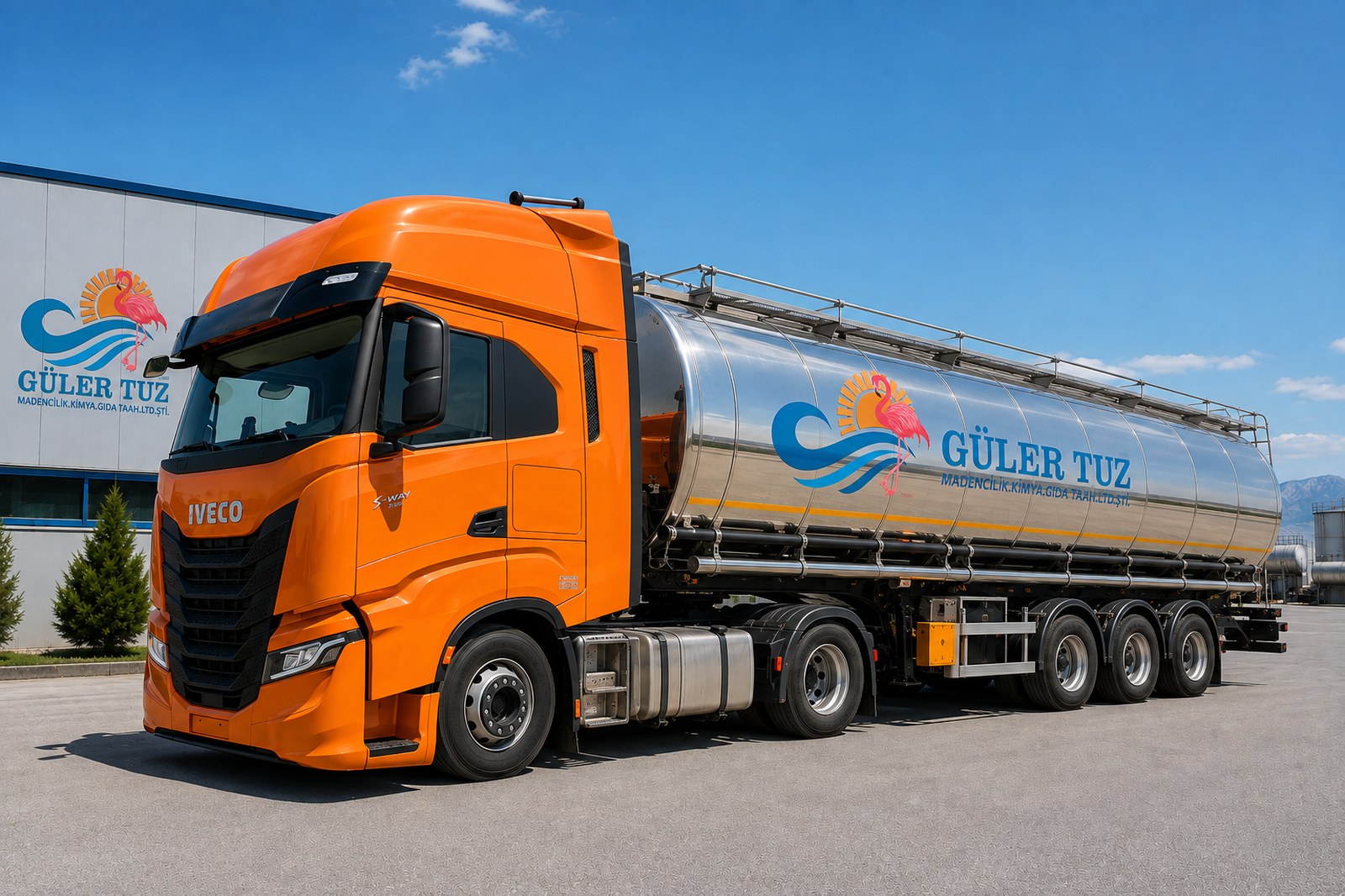Tankwagenlevering van vloeibaar zout 25–26°Bé (geraffineerde vloeibare pekel) van Güler Tuz